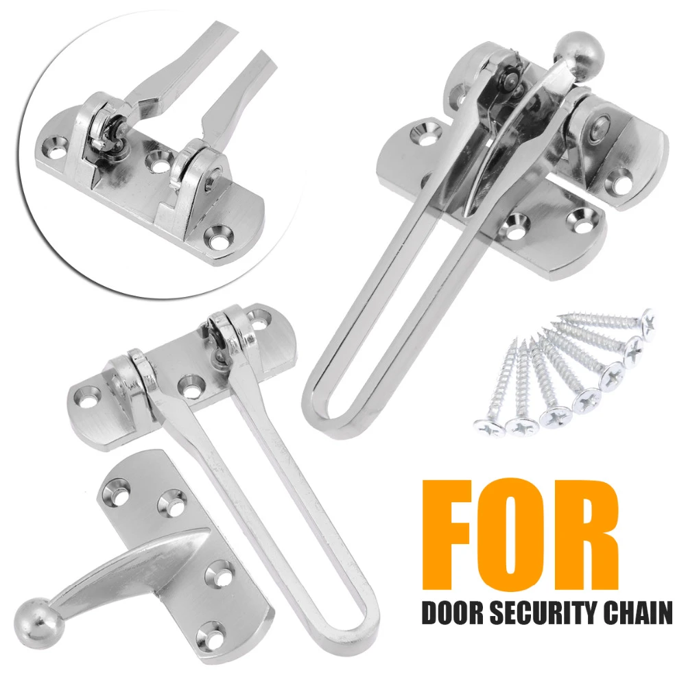Door Security Safety Locks Strong Home Chain Lock Guard Catch Hasp
