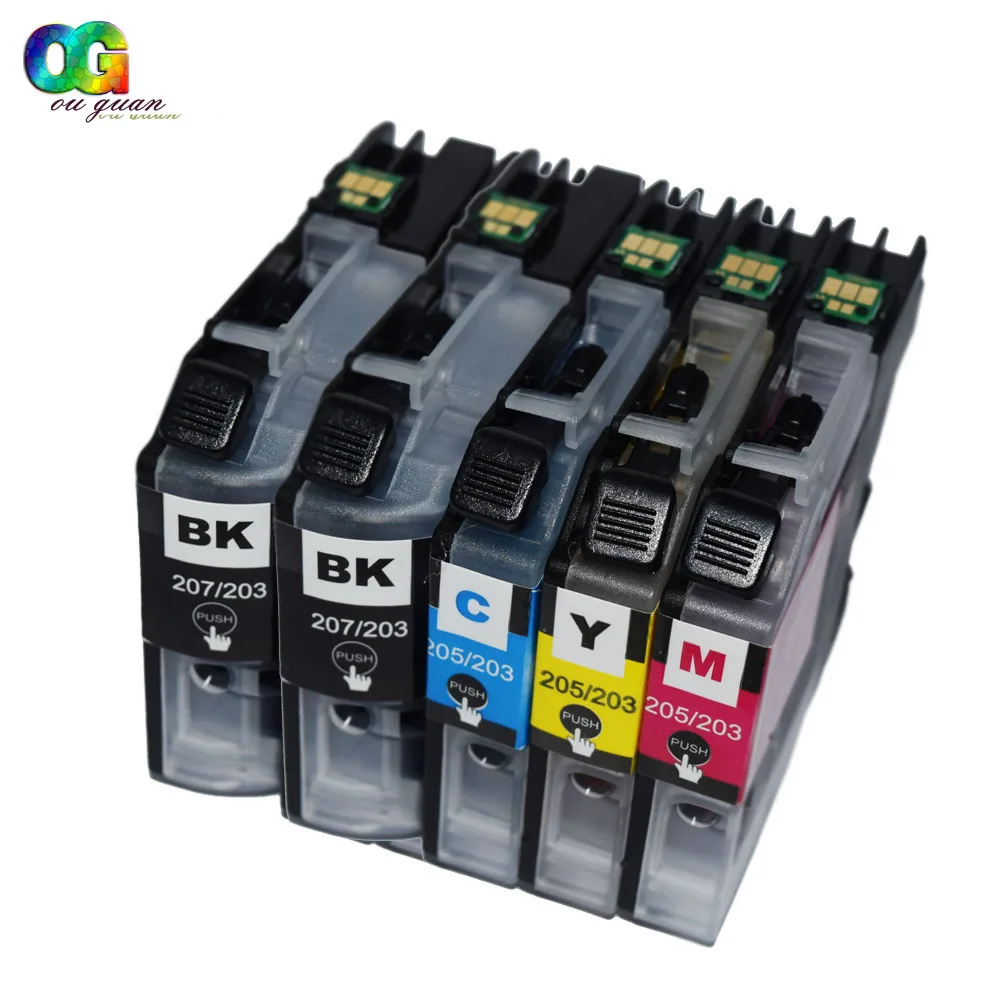 Buy 5x For Brother Printer Ink Cartridges LC203