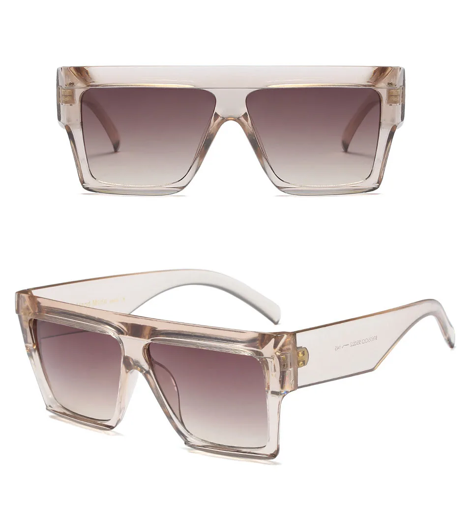 Новые Квадратные Солнцезащитные очки женские брендовые негабаритные винтажные градиентные солнцезащитные очки солнечные очки женские очки с вогнуто-выпуклыми линзами Ким Кардашьян