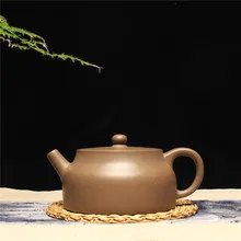 240 мл известных художников руководство Чай горшок Исин руды фиолетовый глины Сегмент грязи Керамика Чай горшок Китайский кунг-фу Чай чайник творческие подарки