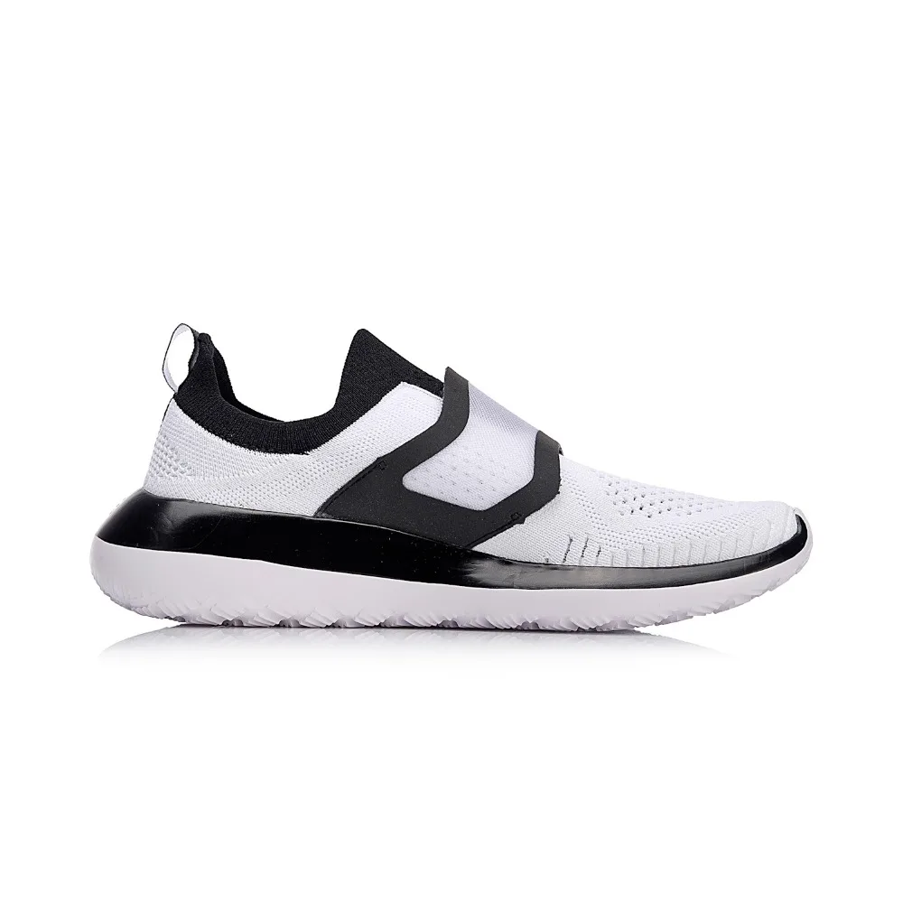 Женские прогулочные туфли Li Ning сверхдышащие кроссовки из моно пряжи спортивная