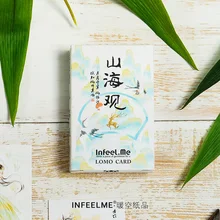 Море 28 шт \ LOMO карточка ручная работа Милая креативная забавная поздравительная открытка пустая открытка для сообщений мини-открытка студенческий набор канцелярских принадлежностей