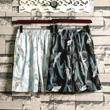 Шорты для мужчин модные влюбленные 3D печатных персонализированные досуг луч линии пояса кимоно шорты Pantalones Cortos Hombre шорты