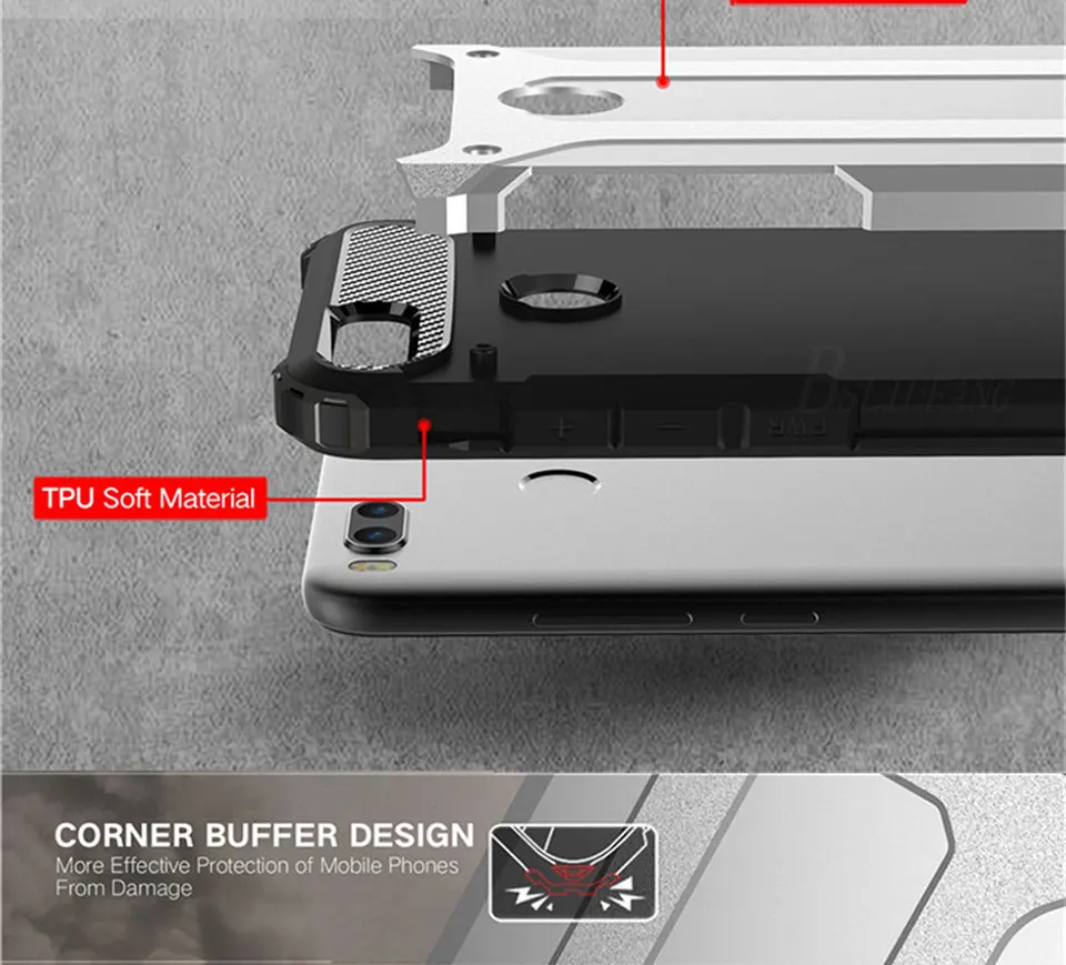 Гибридный бронированный чехол Чехол для Xiaomi mi 9 8 SE Pro 6 6X 5X mi x 2S 3 противоударный защитный чехол для телефона для Xiao mi Max 2 3 F1 A1 A2
