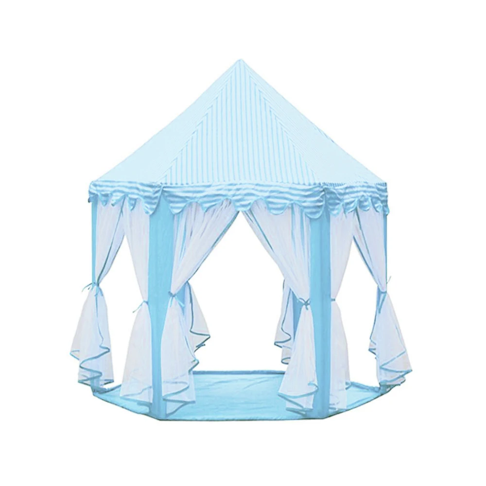 Children Princess Pink Castle Tents Kids House Princess Girl's Castle Playtent Play Tent For Children Play House Outdoor Kids - Цвет: WJ3003B