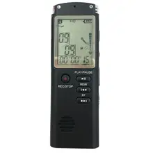 8GB/16GB/32GB Digital Audio Voice Recorder USB 220mAh Dictaphone WAV/MP3 Windows 2000 XP 7 Vista iOS Player