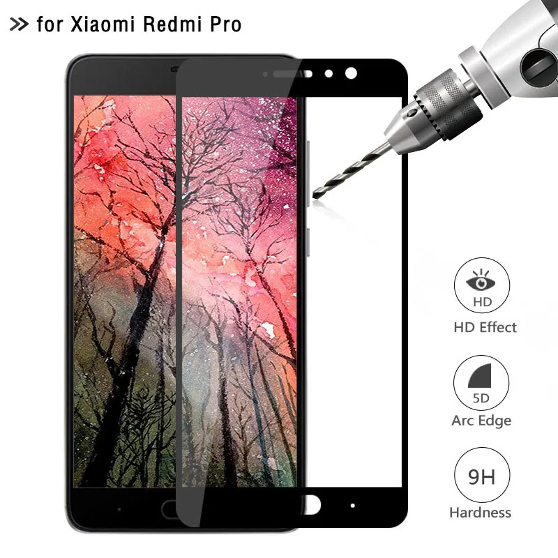 

5.5" for Xiaomi Redmi Pro Screen Protector Protective Glass Tempered for hongmi Pro Explosion Proof Class Film Phone Accessories