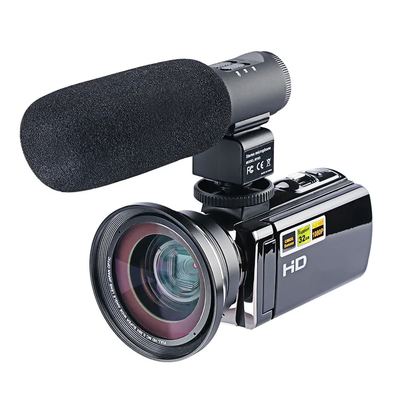 Full HD 1080P Digital Video Camcorder 3.0 TFT LCD Screen Smile Capture