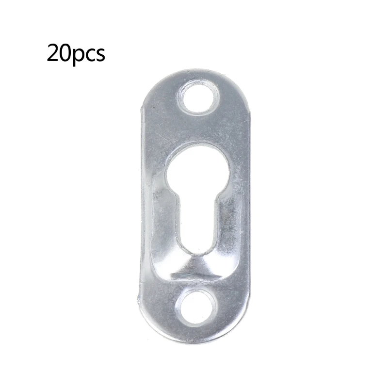 20pcs/Lot Metal Fasteners Keyhole Hanger for Picture Frames Mirrors Cabinet Frame Photo | Обустройство дома