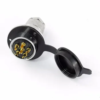 

DF30/GX30-6 AC 150V 15A 30mm Dust Cover Metal Flange Mount 2P 3P 4P 5P 7P 8P 10P 6 Pins Male Female Aviation Connector Adapter