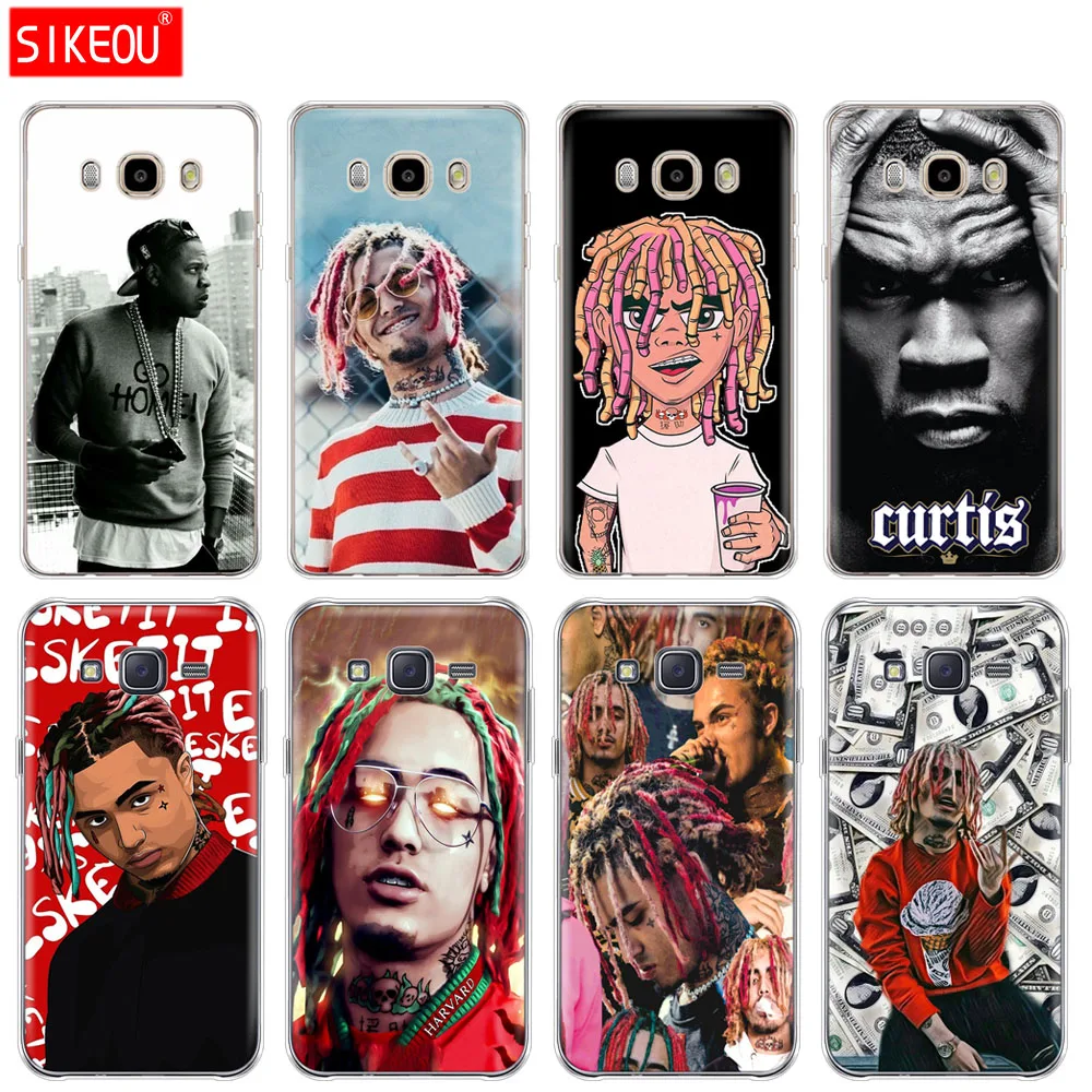 

silicone cover phone case for Samsung Galaxy J1 J2 J3 J5 J7 MINI 2016 2015 prime 50 Cent Jay-Z Lil Pump