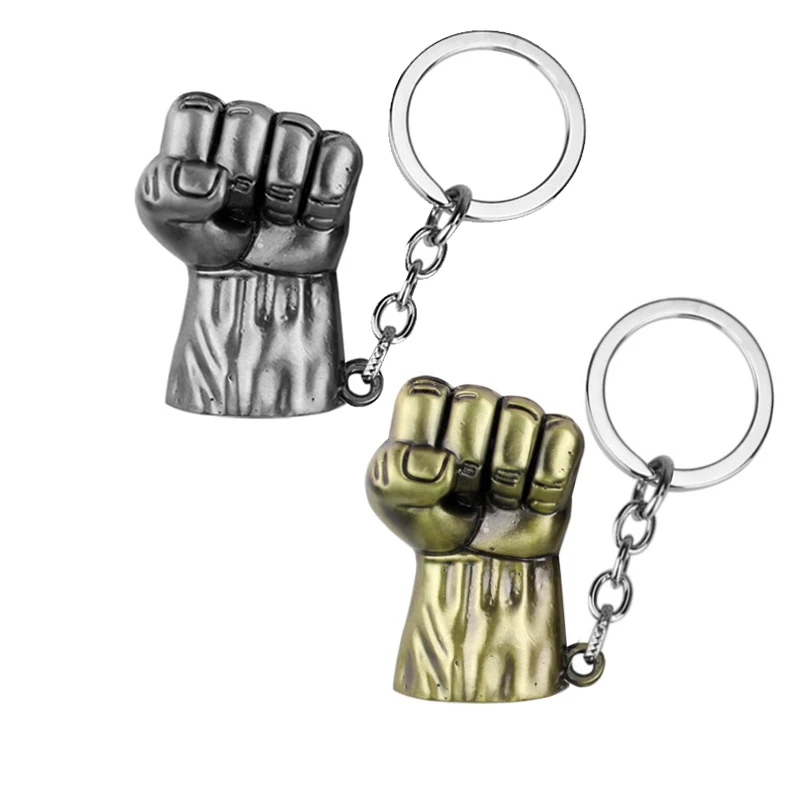 

Avengers Infinity War HULK Metal Fist Keychain Fashion Jewelry Men Women Keyring Pendant Dropshipping