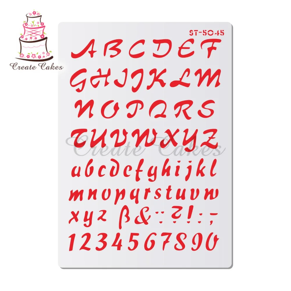 

Letters Stencils For Walls Painting Scrapbooking Stamp Album Decorative Embossing DIY Craft Paper Card Flower Template