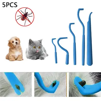

2/5 PCS Flea Removal Hook Tool Cat Dog Bunny Mouse Pet Comb Tool Accessories Tick Remover Tool Pet Supplies