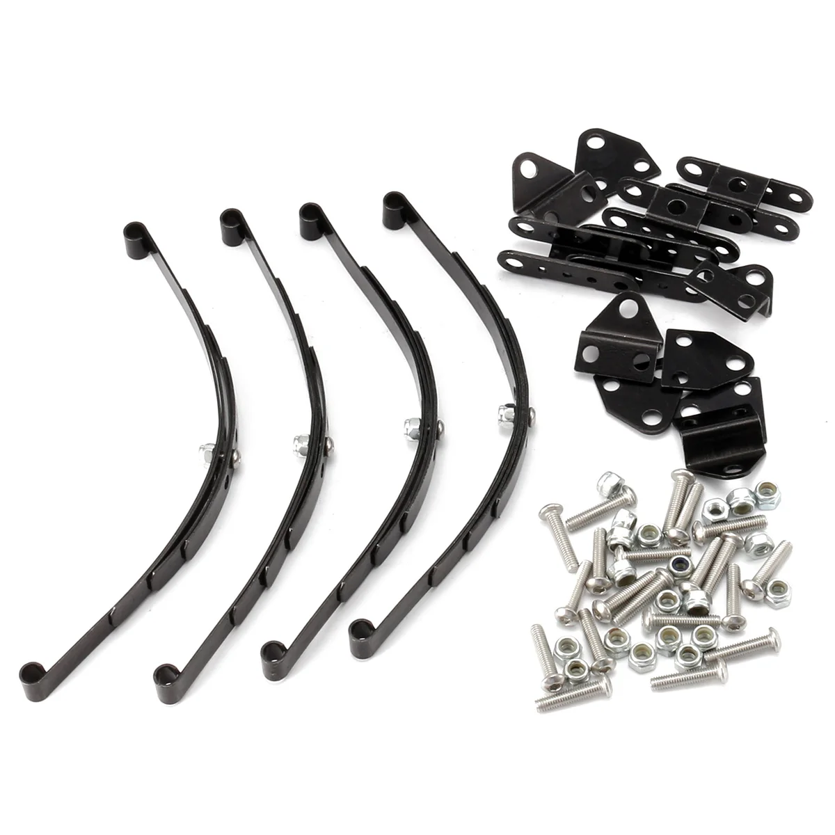 4pcs 1/10 Leaf Springs Set HighLift Chassis For 1/10 D90 RC Crawler Car