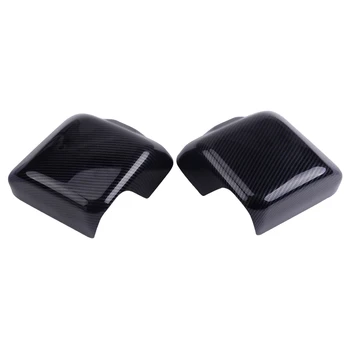 

DWCX Carbon Fiber Exterior Right & Left Side Door Mirror Cover Trim Accessories Fit For Jeep Wrangler JL 2018