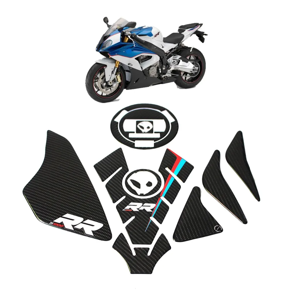 Для BMW S1000RR S1000 RR S1000R R Carbon ADESIVI 3D наклейка эмблема предохранительный бак
