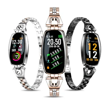 

2018 Luxury smart wristband for women Sport Fitness tracker bracelet Heart Rate Monitor smart band best gift for girl i phone