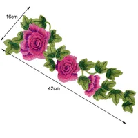 Buy 3D Mulity Colorful Flowers Sew On Patches Embroidery Patches Online - Image 4