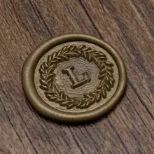 Пользовательские венок инициалы воск печать штамп, свадебная печать подарок, приглашения уплотнения, штамп для скрапбукинга, персонализированные венок с инициалами