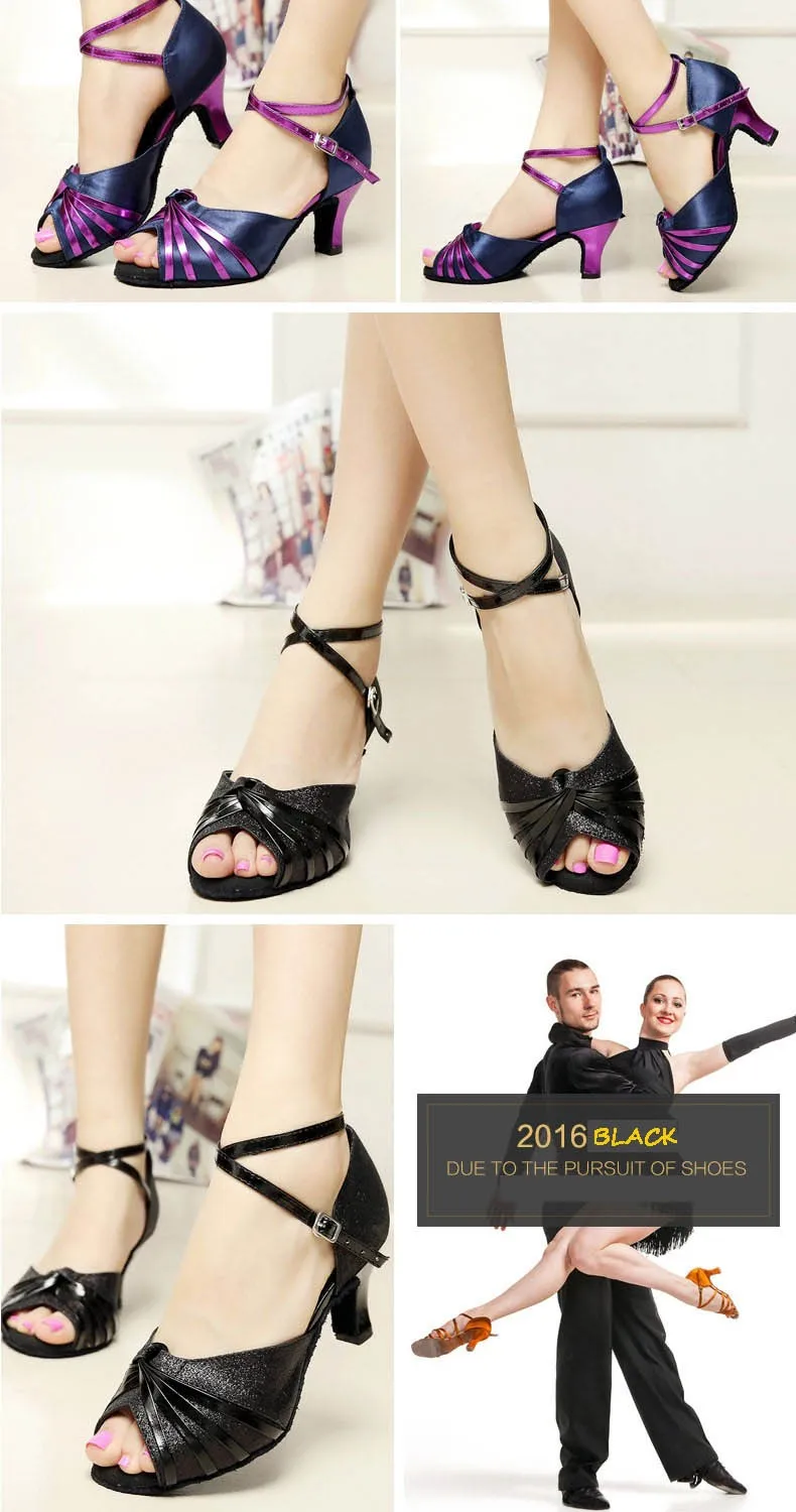 Женская обувь для бальных танцев; Импортные высококачественные туфли для латинских танцев из искусственной кожи; обувь для социальных танцев на заказ; Широкий выбор каблуков; ; Лидер продаж