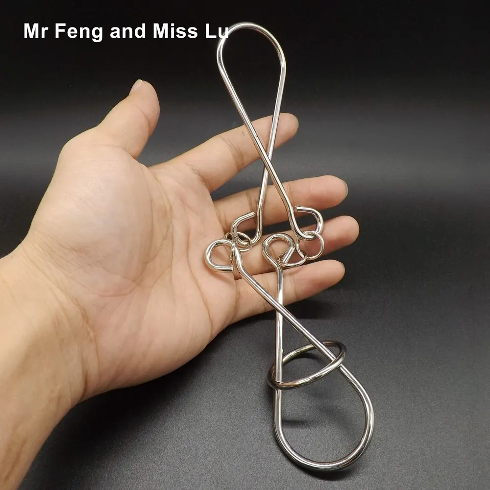 Buy Backhand Metal Ring Puzzle Horseshoe Wire Magic