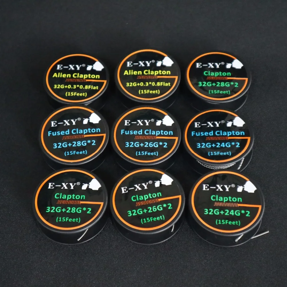 E XY Fused Clapton Wire Alien нагревательный провод 5 м/рулон нагревательные провода для
