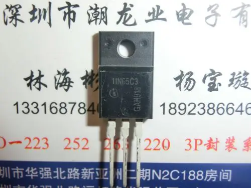 

5Pcs SPA11N65C3 11N65C3 TO-220F