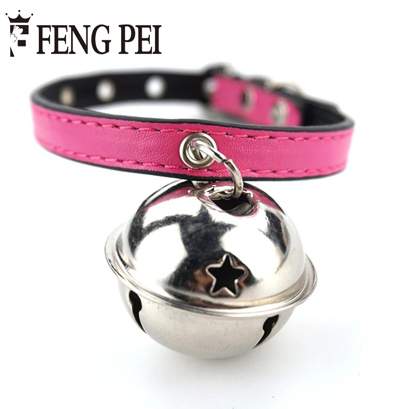 1pcs Collars For Dog Oversized Bells Adjustable Buckle Collars Necklace