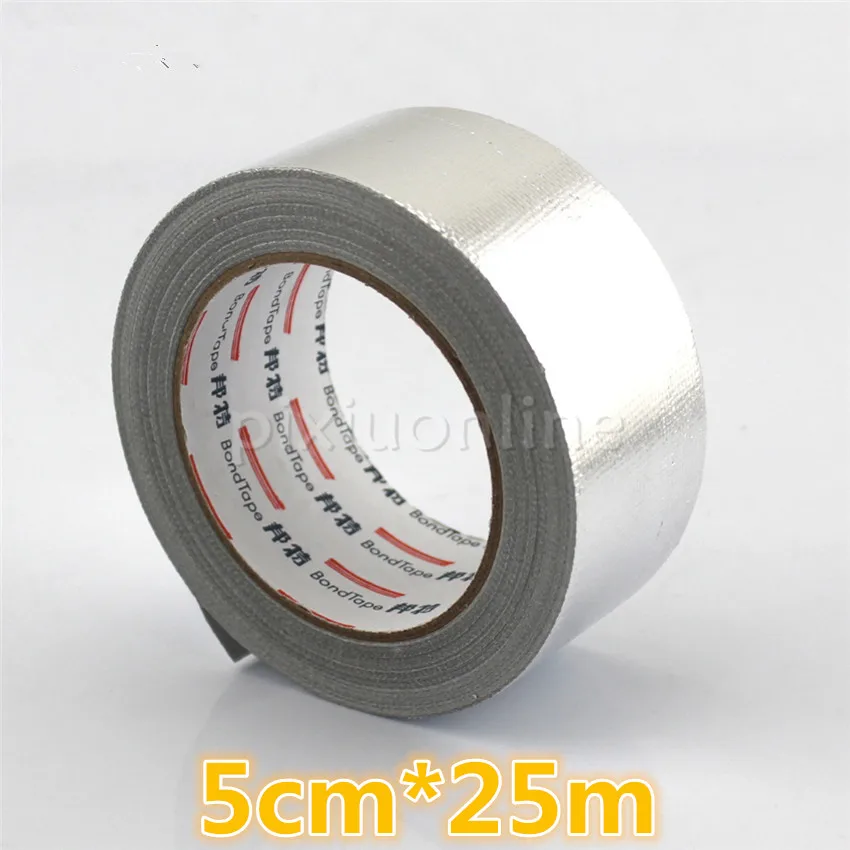 1pc J303 5cm*25m Veining Aluminum Foil Tape DIY Model Anti-freezing aging Artistic Free Shipping Russia