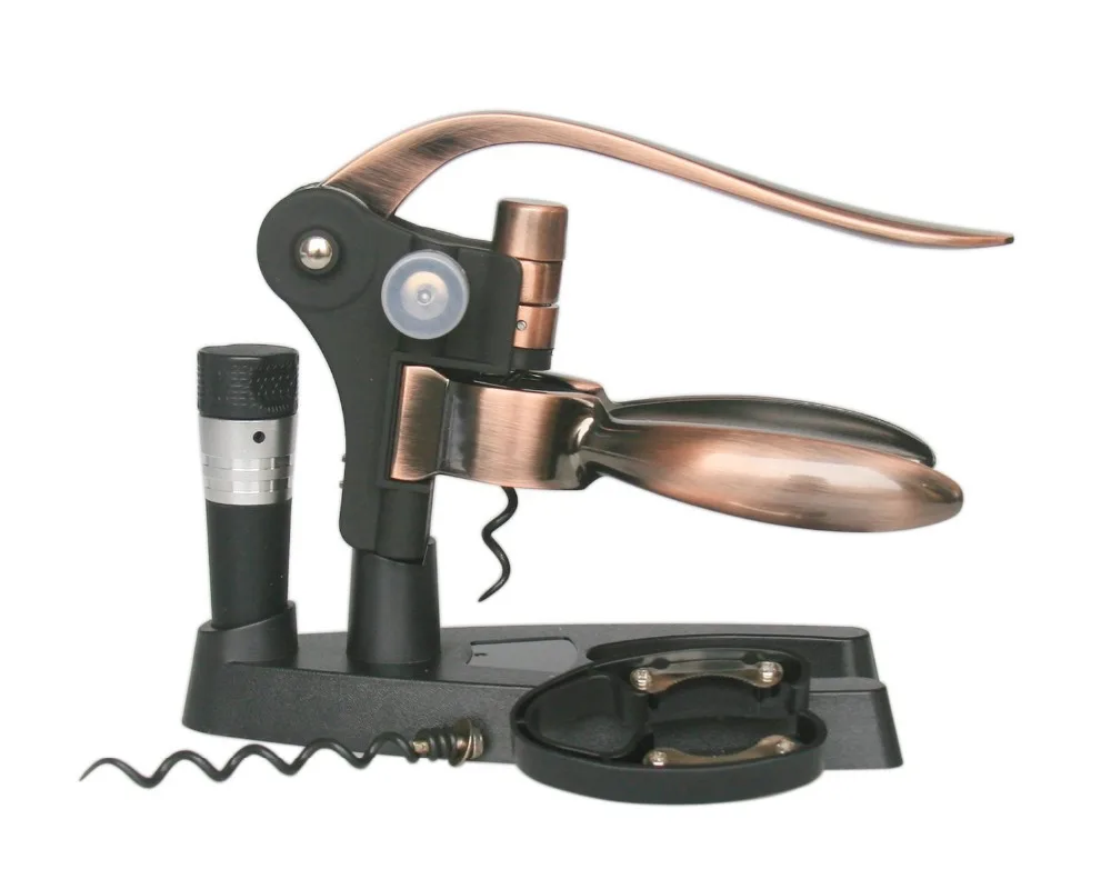 Rabbit Wine Opener Corkscrew with Foil Cutter and Accessory Gift Setin