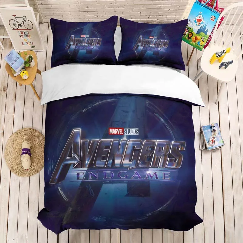 Marvel Мстители 3d комплект постельного белья пододеяльники наволочки Капитан Америка Железный человек одеяло комплекты постельного белья постельное белье - Цвет: 9