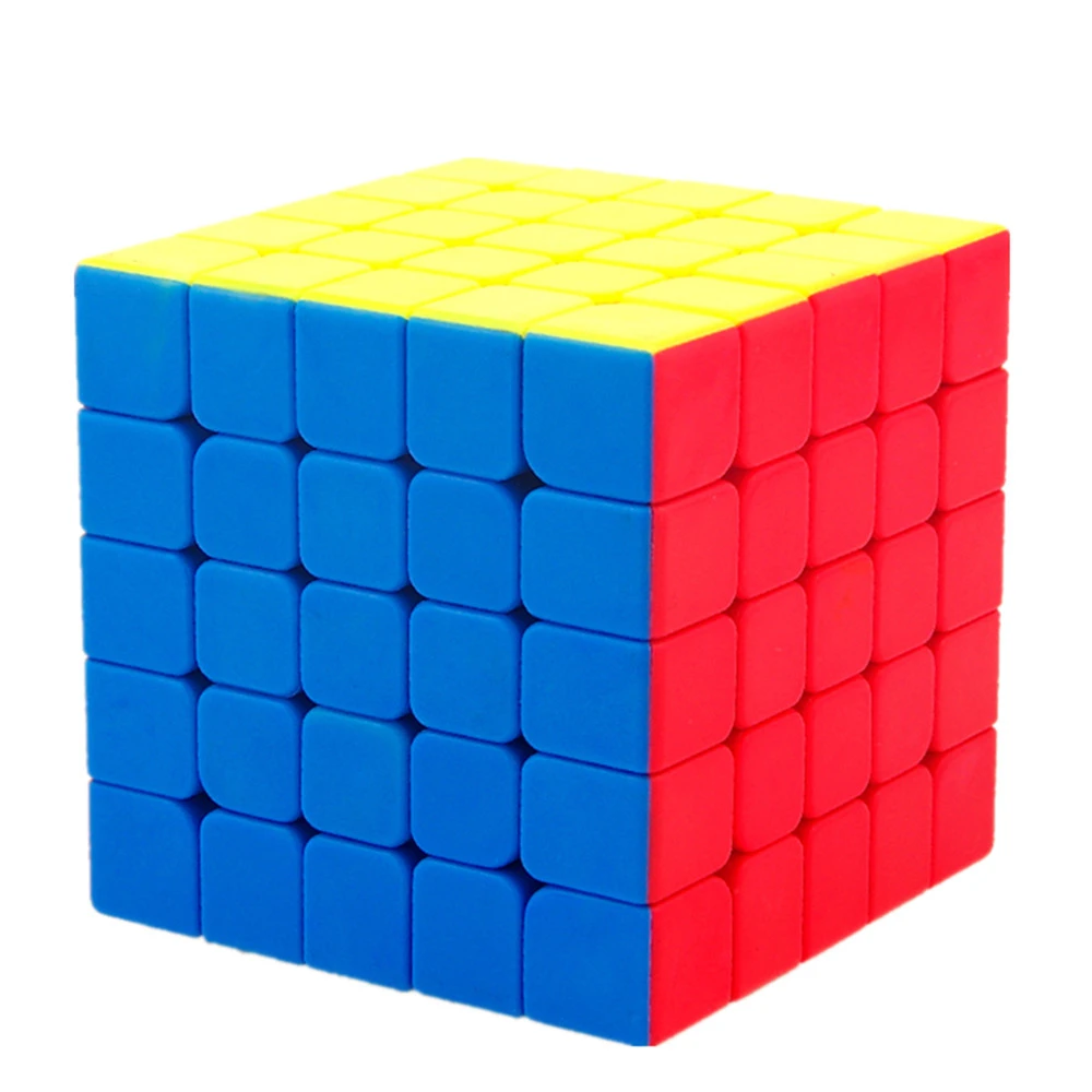 

MoYu MOFANGJIAOSHI 5x5x5 Sticker Speed Cube Magic Cube Puzzle Toys