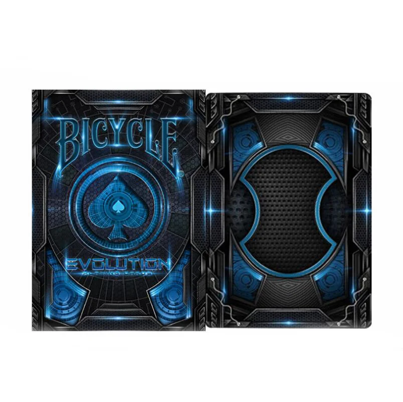 

1 Deck Bicycle Evolution Playing Cards Red/ Blue Color Collection Magic Poker Cards Magic Tricks