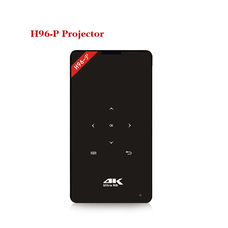 Android 6 0 proyector de bolsillo H96 P Mini 4 K Amlogic S905X 2 4g 5 8G Wifi домашний кинотеатр 2g 16g ТВ