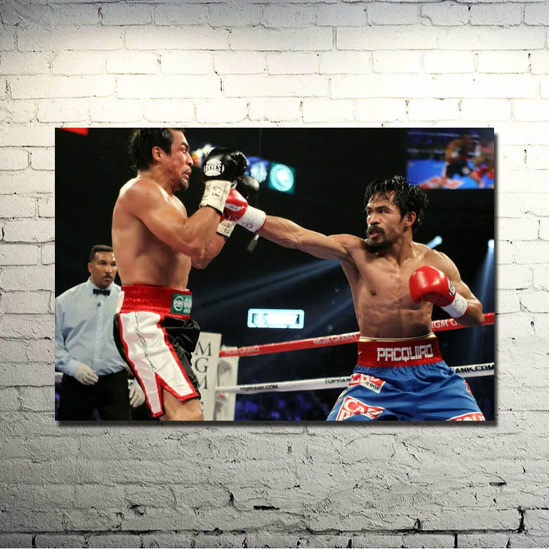 Manny Pacquiao Super Boxer Star Art плакат из шелковой ткани печать 13x20 24x36 дюймов боксерская