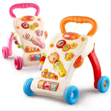 Lion Cartoon Walker Stroller Multifunctional Baby Music Walker Kids Toddler Stroller Lions Trolley Children Toys 1