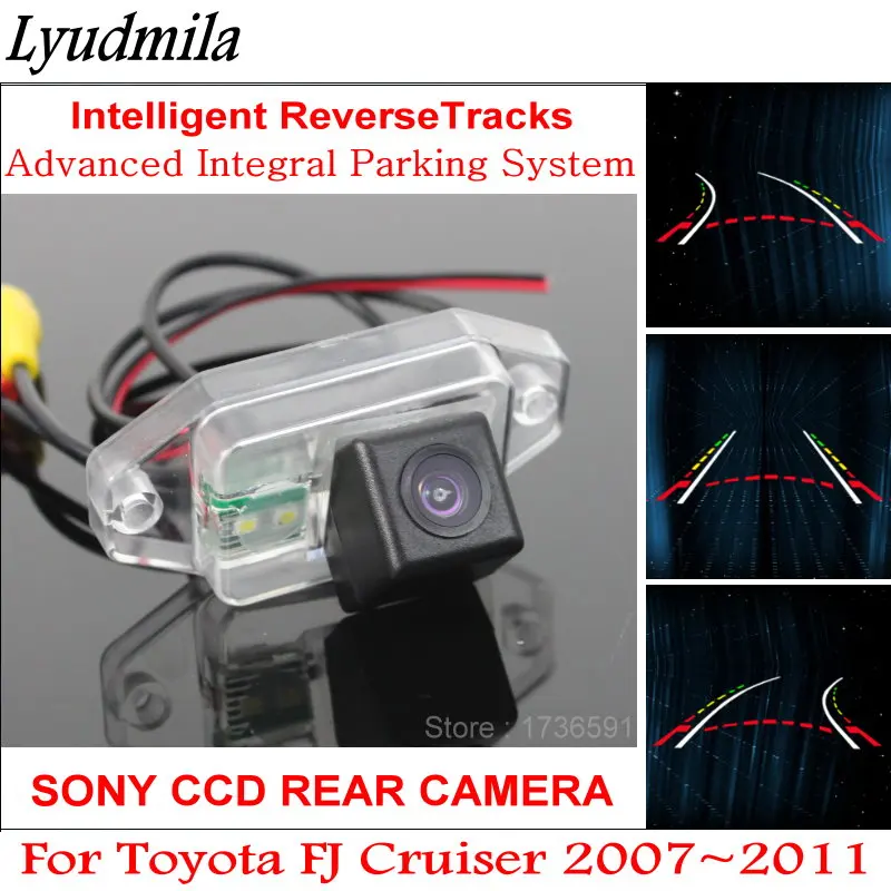 Lyudmila Car Trajectory Rear Camera FOR Toyota FJ Cruiser 20072011 Reverse Backup Camera with