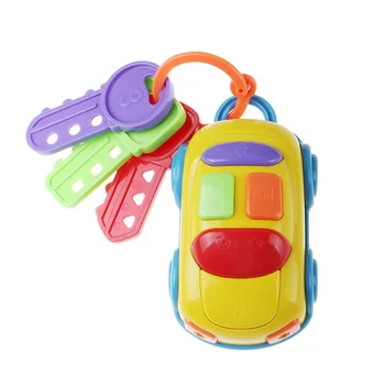

Cute Baby Toy Musical Car Key Toy Vocal Smart Remote Car Voices Pretend Play Children Educational Music Toys For Children Baby