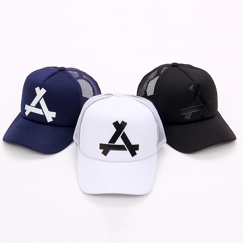 

Summer A Baseball Mesh Caps Snapback Hat Fashionable Sports Hiphop Trucker Hat God Men Women Cap hats garros