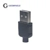 10 шт./лот Штекерный USB тип A 4P черные защелкивающиеся треугольные разъемы пластиковый корпус USB коннектор разъем хвостовой штекер зажим ► Фото 1/5