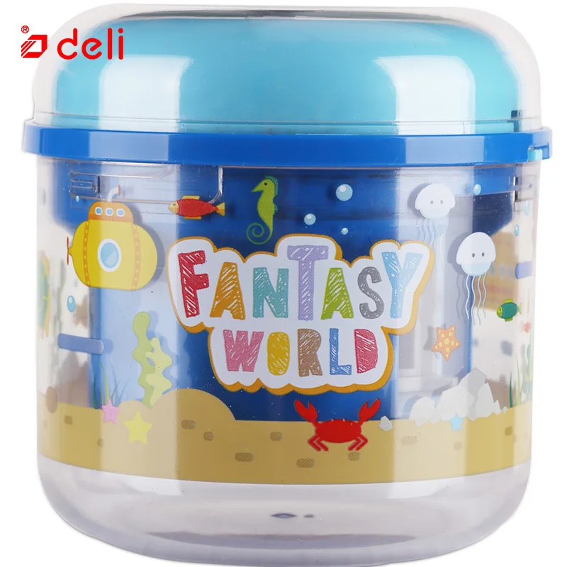 

Deli High Quality Automatic and Electric Pencil Sharpener Red Blue Colors for Home School Office Stationery New Year Gift Kids