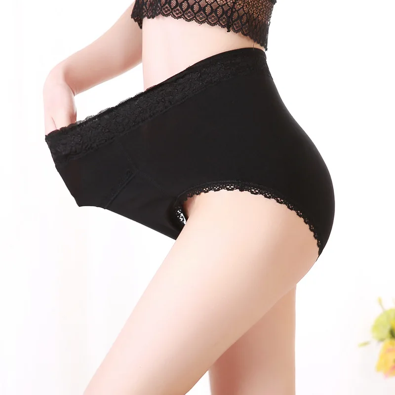 Jerrinut Sexy Physiological Warming Palace Underwear Waterproof Pockets Seamless cotton Panty Plus Size XL XXL XXXL XXXXL Pants66 (2)