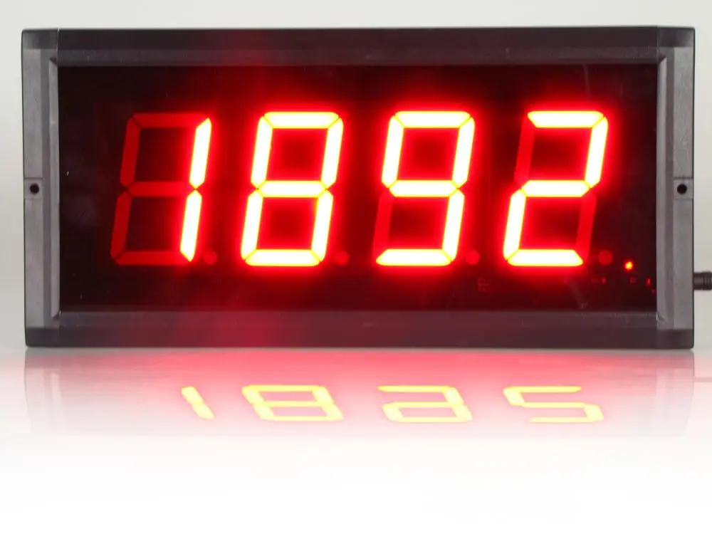 3 дюйма 4 цифры дистанционный пульт led Рождество часы для обратного отсчета времени цифровой, с дистанционным управлением часы