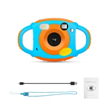 KaRu DC-KF HD 1080 p Câmera Digital Crianças Mão Livre Photo Frame Mini DV Cam Recorder Para Crianças 1.44″ display LCD TFT 10 s Self-timer