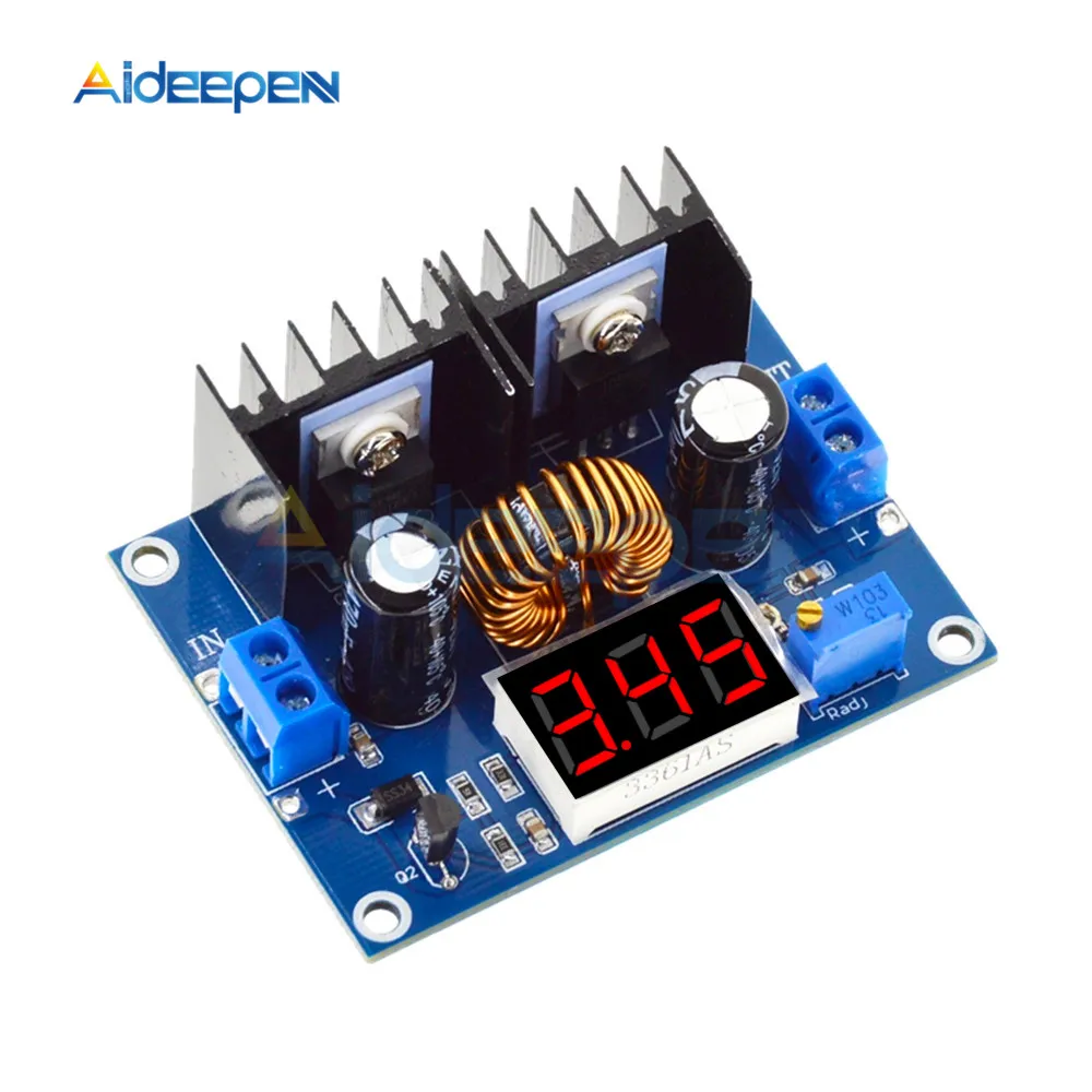 

XL4016 DC-DC 8A Step-down Module Digital Display Red Led Step-Down Buck Converter Power Supply Board Module