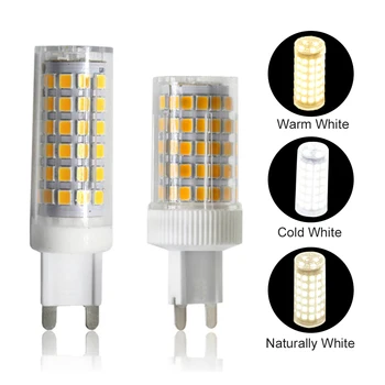 

YWXLight G9 LED Lamp SMD 2835 Dimmable 9W 10W LED Bulb AC 220V 240V 76LEDs 86LEDs G9 Lamp Replace Halogen Lamp Light