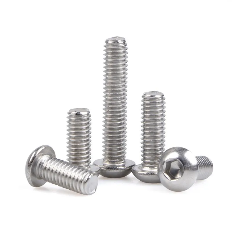 ISO7380 с шестигранной головкой полукруглой Кепки винт M2/M2.5/M3/M4 * 4/5/6/8/10/12/16/20/30/40/50/80 мм
