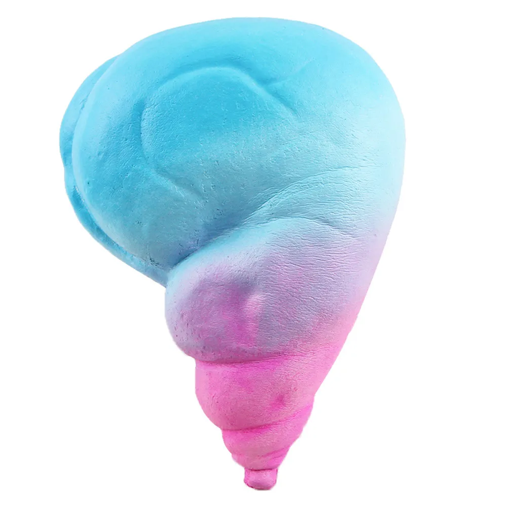Мягкими Cute19CM Jumbo красочные раковины мультфильм мягкий медленно нарастающее при сжатии подарок стресс игрушка-подарок для детей весело