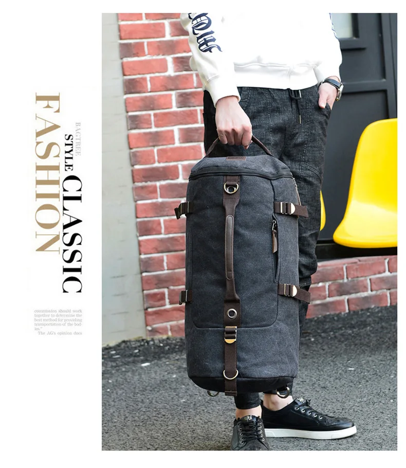 Capacidade de Escalada Redondo à Prova Lona dos Homens Grande Bolsas Balde Dwaterproof Água Viagem Duffel Bolsa Ombro Mala Bagagem Pacote Esporte Xa28d 24 High Quality Esporte e Lazer
